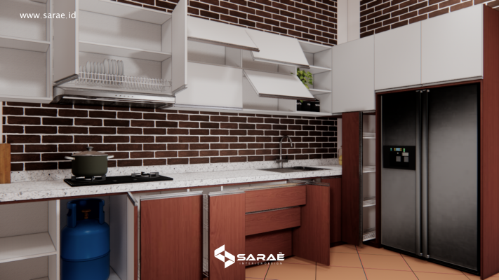 desain dapur kecil, sarae.id