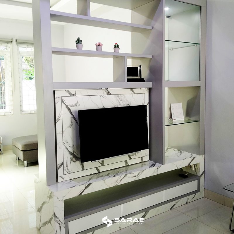 Backdrop tv minimalis